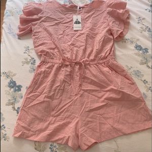 Light pink romper - Size Large SALE 2/40